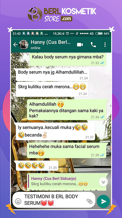 Testimoni B Erl Body Serum 1