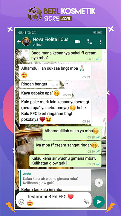 Testimoni B Erl FFC 2